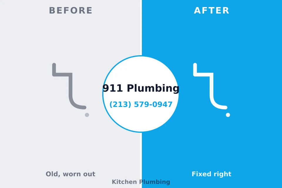 Before and after: plumbing company Mary Esther, FL